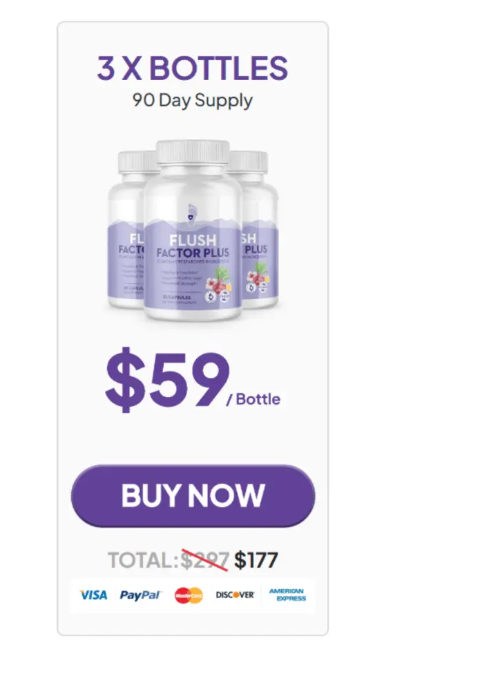 Flush Factor Plus Supplement Price Of 3 Bottle